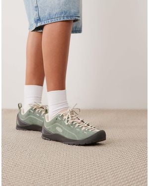 Keen Jasper Brushed Suede Sneakers - Green