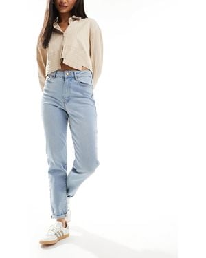 New Look – merlot – mom-jeans - Blau