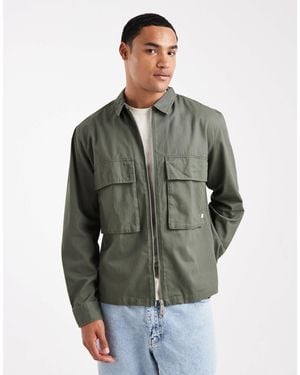 Farah Murphy Zip Through Jacket - Green