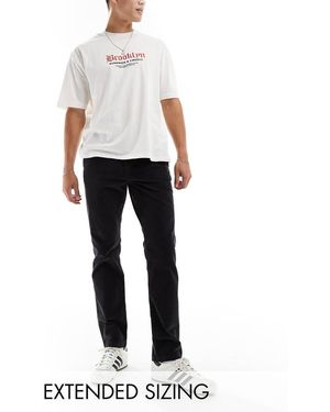 ASOS Pantaloni Slim A Coste - Bianco