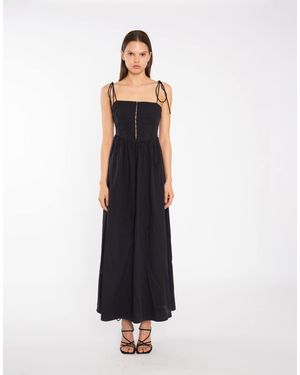 Glamorous Corset Front Maxi-Dress - Blue