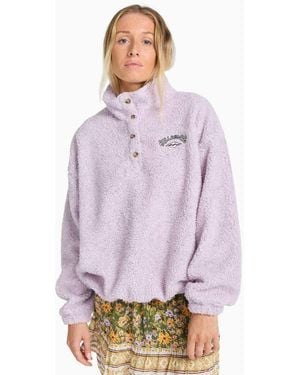 Billabong Run The Road Pullover Sweatshirt - Purple