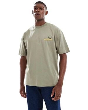 ASOS Oversized T-shirt With Text Graphic - Grey