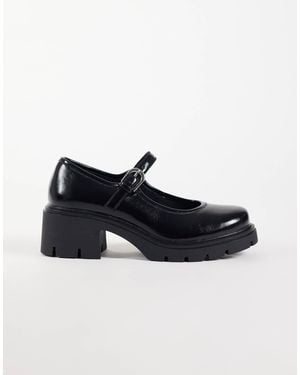 ASOS Stable Mary Jane Mid-heeled Shoes - Black
