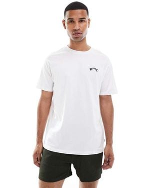 Billabong Arch Crew Short Sleeve T-Shirt - White