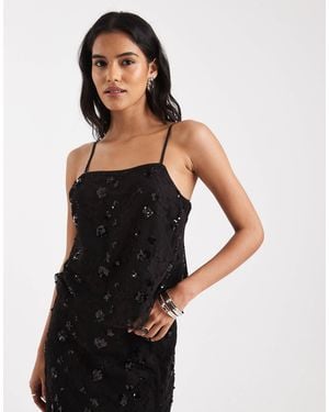 ONLY Sequin Detail Cami Co-Ord - Black