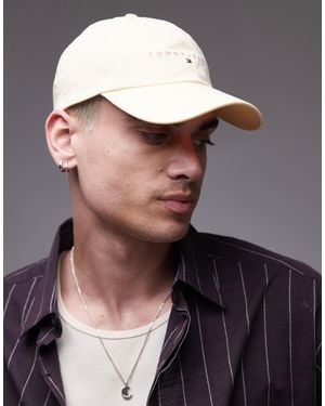 Tommy Hilfiger Linear Logo Cap - Yellow