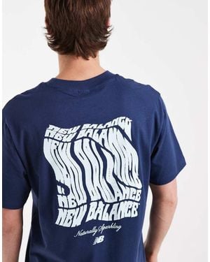 New Balance Wavey T-shirt - Blue
