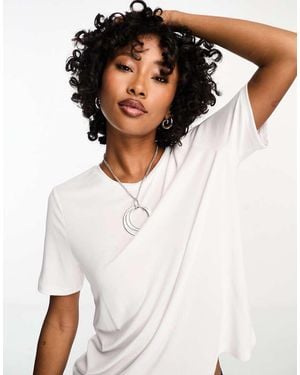 Object Camiseta Blanca Con Acabado Premium De - Blanco