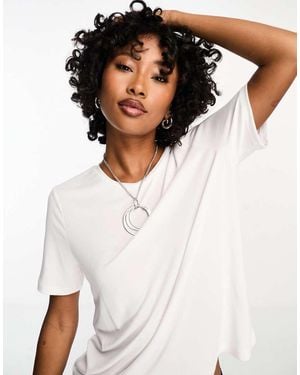 Object Premium Slinky Touch T-Shirt - White