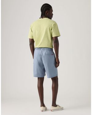 Levi's Boxer Cotton Linen Shorts - Blue