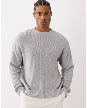 Cotton On – kastiger pullover - Grau