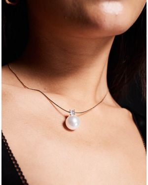 True Decadence Pearl Pendant Necklace - Natural