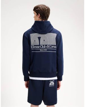 Ellesse Club Di Corsa Hoodie - Blue