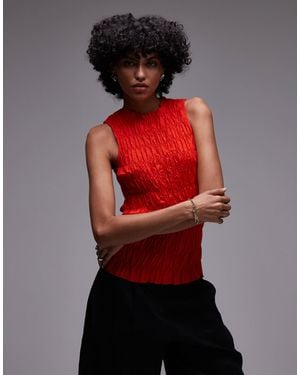 TOPSHOP Shir Tank Top - Red