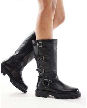 OFF THE HOOK – "mauley" – knöchelhohe stiefel aus leder - Schwarz