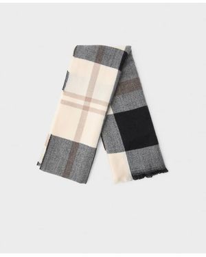 Stradivarius Geruite Sjaal - Wit