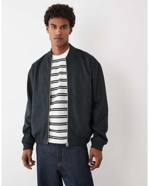 ASOS Faux Suede Oversized Jacket - Grey