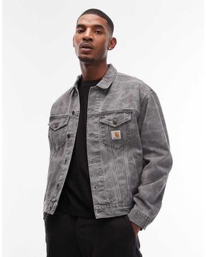 Carhartt Duck Helston Denim Jacket - Grey