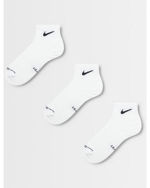 Nike Pack De 3 Calcetines Tobilleros Everyday Elevated En - Neutro