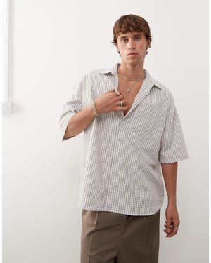 Collusion Boxy Skate Shirt - Gray