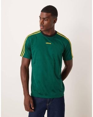adidas Originals Logo Ringer T-Shirt - Green