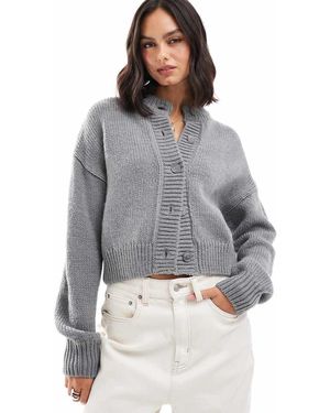 ASOS Cardigan Corto Girocollo - Nero