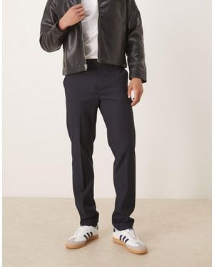 Mango Slim Fit Trousers - Black