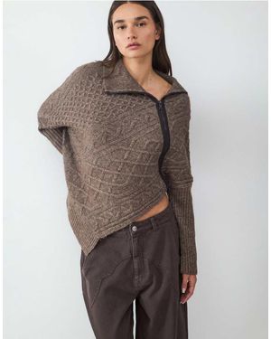 Balmohk Knitted Pullover - Brown