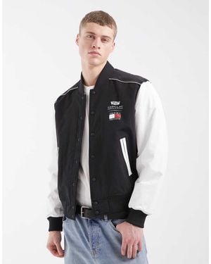Tommy Hilfiger X Cadillac F1 Bomber Jacket - White