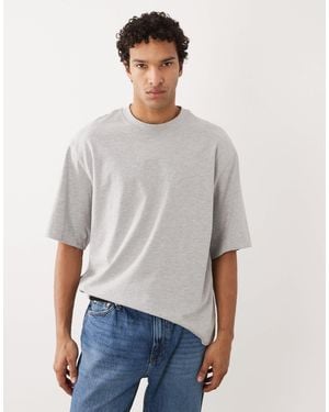 SELECTED Heavyweight 220gsm Oversized T-shirt - Gray