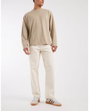 Redefined Rebel Tokyo Loose Fit Jeans - Natural