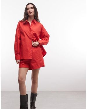 ASOS Camicia Oversize - Rosso