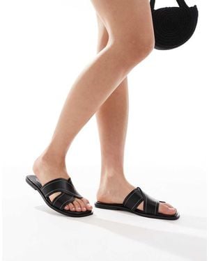 New Look Sandalen Met Gekruiste Bandjes - Wit