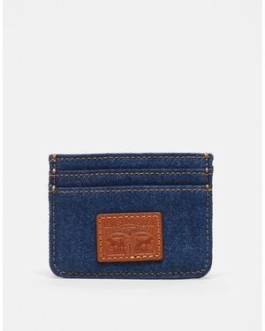Levi's – kartenetui aus denim - Blau