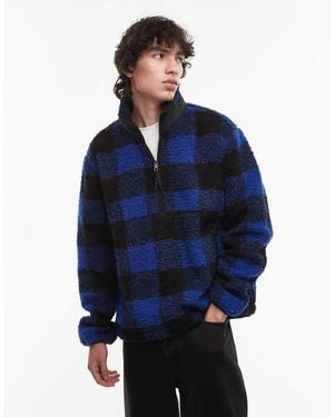 Tommy Hilfiger Teddy Fleece Pullover - Blue