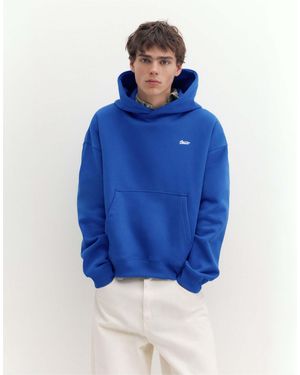 Pull&Bear Stwd hoodie - Blau