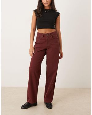 Dickies – herndon – weite jeans - Rot