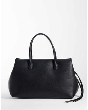 Gina Tricot Pu Tote Bag - Black