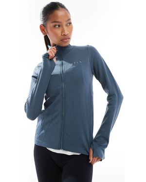 BORN LIVING YOGA – sora – nahtlose jacke - Blau