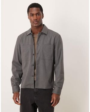 Mango Overshirt - Gray