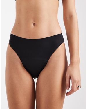 Modibodi – nahtlose, knappe perioden-bikinihose - Schwarz