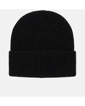 Pull&Bear Geribbelde Gebreide Beanie - Zwart