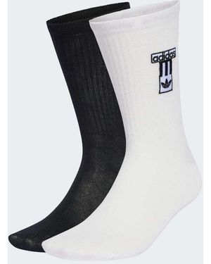 adidas Originals Adibrk Crew Socks 2 Pairs - Black