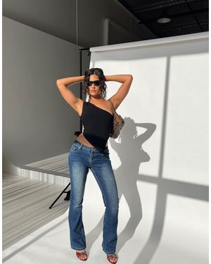 Princess Polly Bethany low-rise bootleg-flare-jeans - Grau