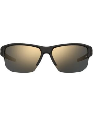 Under Armour Sunglasses Under Armour Fanatical Rectangular Sunglasses With Bronze Lenses - Brown