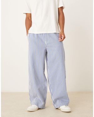ASOS Oversized Parachute Pants - Blue