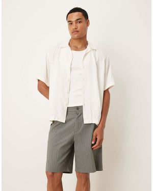 Mango Pantaloncini Sartoriali - Bianco