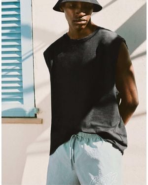 Pull&Bear Stwd boardshorts - Schwarz
