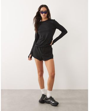 4505 Icon Woven Run Short With Zip Pockets - Blue